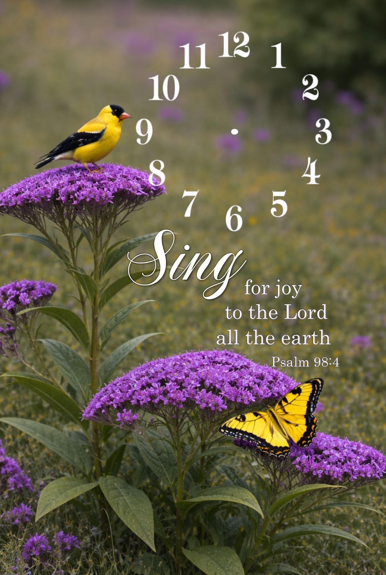 Timeless Harmonies clock, 12 x 18 · #1