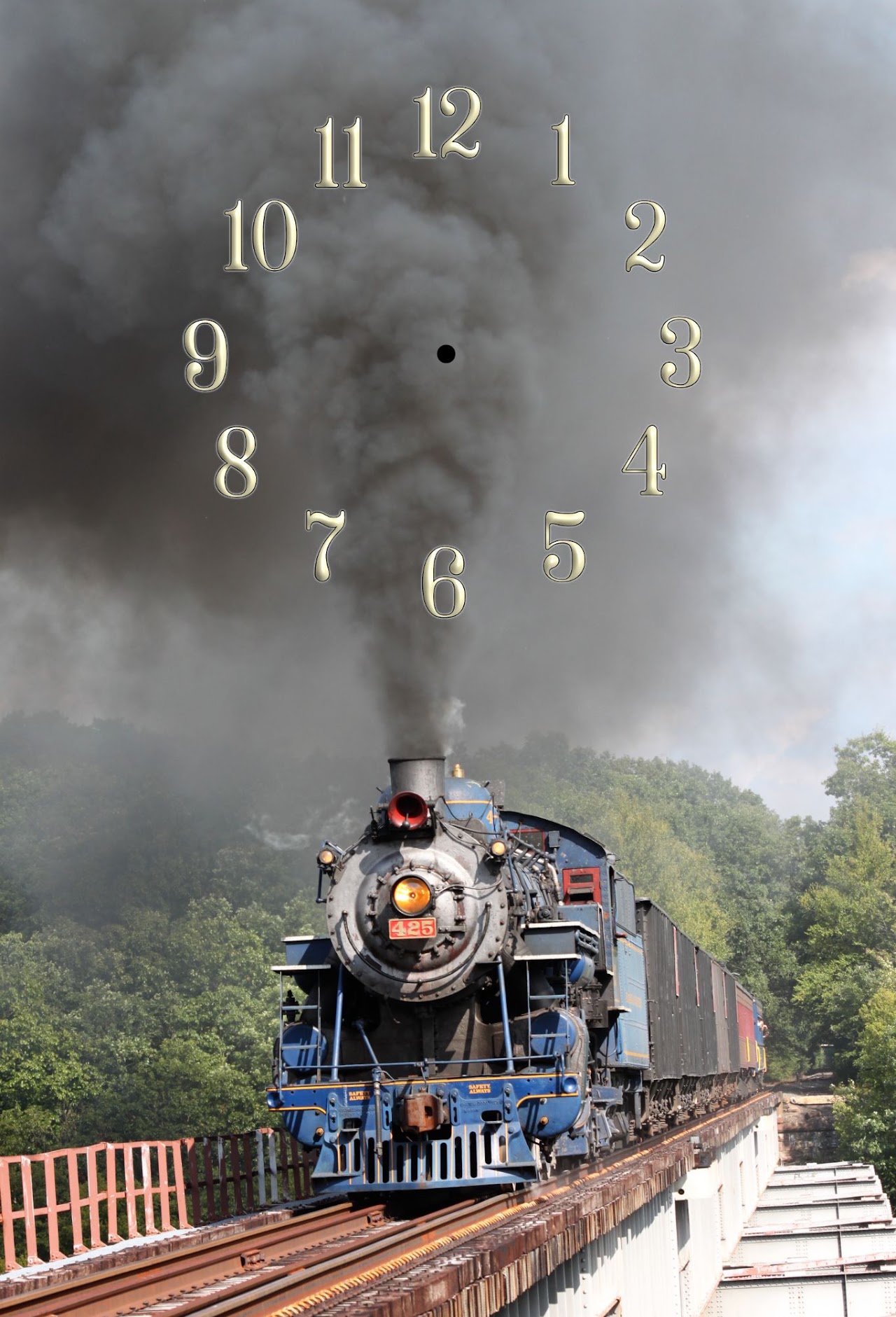Clock sample 3, 12 x 18