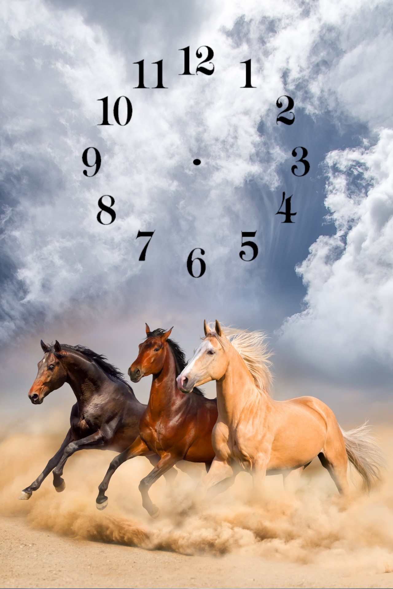 Clock sample 4, 12 x 18